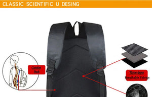 African American Student School Bags Notebook Backpacks 3D Printed Oxford Waterproof Travel Bags