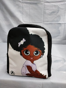 African American Girls Printed 12" Backpacks