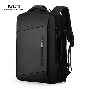 17-inch Laptop Backpack Expandable Men Business Carry-on Travel Backpack