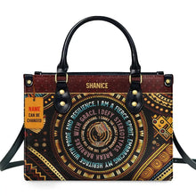 Load image into Gallery viewer, African Girl Print Leather Handbag for Black Women Fashion Top-handle Tote High Quality Luxury Shoulder Purse Shopping Messenger
