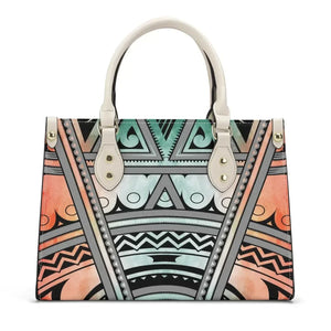 Customize Luxury Women PU Handbag Gift for Ladies All Over Printing