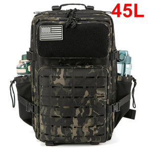 25L/45L Tactical Backpack Women Outdoor Bag for Fitness GYM Hiking Survival Rucksack