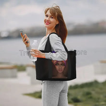 Load image into Gallery viewer, African American Woman Pattern Travel Duffel Bag Foldable Weekender Overnight Tote Bag
