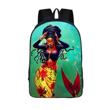 Load image into Gallery viewer, African American Student School Bags Notebook Backpacks 3D Printed Oxford Waterproof Travel Bags
