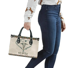 Load image into Gallery viewer, Butterfly and Flower Print Custom Name Leather Handbags for Women Elegant Shoulder Bag
