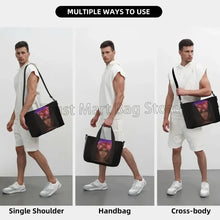 Load image into Gallery viewer, African American Woman Pattern Travel Duffel Bag Foldable Weekender Overnight Tote Bag
