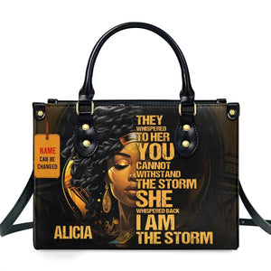 African Girl Print Leather Handbag for Black Women Fashion Top-handle Tote High Quality Luxury Shoulder Purse Shopping Messenger