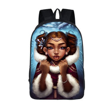 Load image into Gallery viewer, African American Student School Bags Notebook Backpacks 3D Printed Oxford Waterproof Travel Bags

