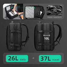 Load image into Gallery viewer, 17-inch Laptop Backpack Expandable Men Business Carry-on Travel Backpack
