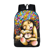 Load image into Gallery viewer, African American Student School Bags Notebook Backpacks 3D Printed Oxford Waterproof Travel Bags
