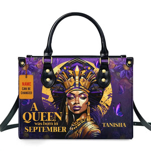 African Girl Print Leather Handbag for Black Women Fashion Top-handle Tote High Quality Luxury Shoulder Purse Shopping Messenger