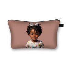 Load image into Gallery viewer, African Women Print Cosmetic Case Makeup Pouch Lipstick Storage Travel Cosmetic Organizer
