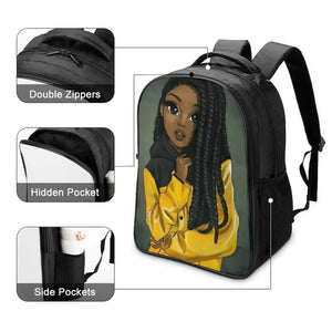 Black Afro Girl Magic Book Bags African School Bag For Girls Kids Elementary Children MultiPurpose Backpacks