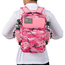 Load image into Gallery viewer, 25L/45L Tactical Backpack for Women/men Outdoor Hiking Laser Cut Molle Daypack School Bag Gym Rucksack with Dual Cup Holder
