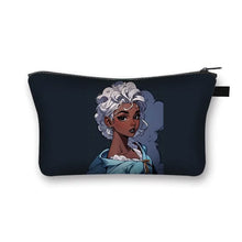 Load image into Gallery viewer, African Women Print Cosmetic Case Makeup Pouch Lipstick Storage Travel Cosmetic Organizer
