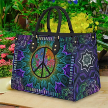 Load image into Gallery viewer, OES Sisterhood Women&#39;s Top-Handle Bags Eastern Star Casual Tote Pu Leather Crossbody Bag
