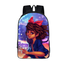 Load image into Gallery viewer, African American Student School Bags Notebook Backpacks 3D Printed Oxford Waterproof Travel Bags
