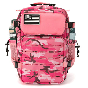 25L/45L Tactical Backpack for Women/men Outdoor Hiking Laser Cut Molle Daypack School Bag Gym Rucksack with Dual Cup Holder
