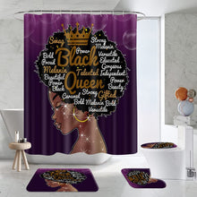 Load image into Gallery viewer, African American Queen and King Shower Curtain Set
