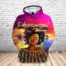 Load image into Gallery viewer, Beautiful Afro Lady Graphic Hoodies Sweatshirt Streetwear
