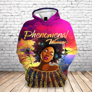 Beautiful Afro Lady Graphic Hoodies Sweatshirt Streetwear