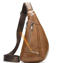 Load image into Gallery viewer, WESTAL Men Shoulder Bag Genuine Leather Chest Pack Man Sling Messenger Bags Small Crossbody Bags Side Bags
