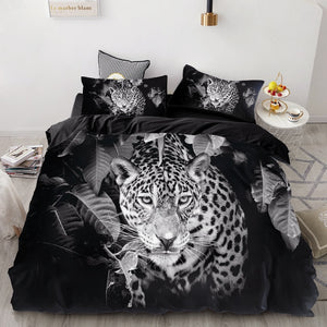Wolf Tiger Lion Animal Pattern Bedding Set