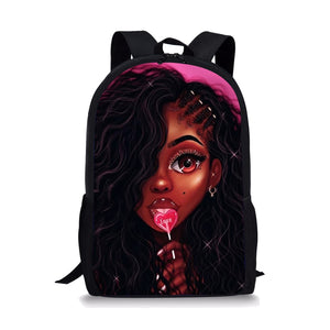 African American Print Backpack