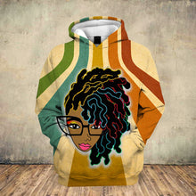 Load image into Gallery viewer, Beautiful Afro Lady Graphic Hoodies Sweatshirt Streetwear
