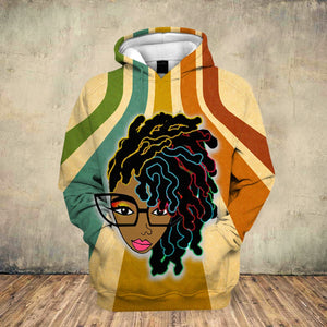 Beautiful Afro Lady Graphic Hoodies Sweatshirt Streetwear