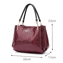 Load image into Gallery viewer, Fashion Alligator Casual Tote Shoulder bags
