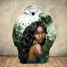 Load image into Gallery viewer, Beautiful Afro Lady Graphic Hoodies Sweatshirt Streetwear
