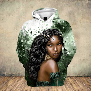 Beautiful Afro Lady Graphic Hoodies Sweatshirt Streetwear