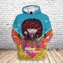 Load image into Gallery viewer, Beautiful Afro Lady Graphic Hoodies Sweatshirt Streetwear
