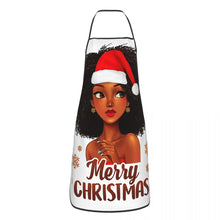 Load image into Gallery viewer, African American Woman With Glasses Aprons Men Women Adult Chef Kitchen Cooking Black Hippie Beauty Tablier Cuisine Gardening
