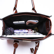 Load image into Gallery viewer, Crocodile Patent Leather Messenger Bags
