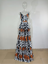 Load image into Gallery viewer, Boho Sexy Sleeveless Backless Big Swing Maxi Dress
