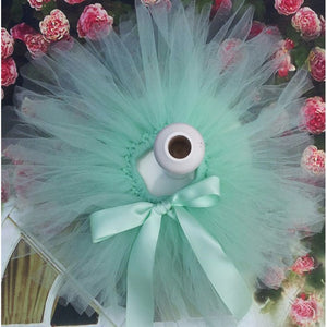 Baby Girl Tulle Tutu Skirt and Flower Headband Set Newborn Photography Props Baby