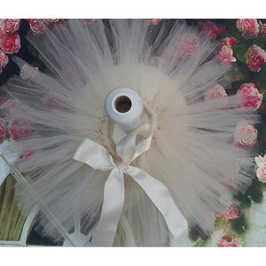 Baby Girl Tulle Tutu Skirt and Flower Headband Set Newborn Photography Props Baby