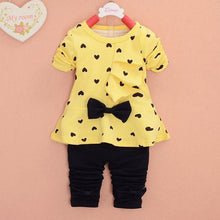 Load image into Gallery viewer, Children&#39;s Clothing Fashion Baby Girl Out 2pcs Suit Coat +Pant Cartoon Set Newborn Baby Cotton Clothes Suit
